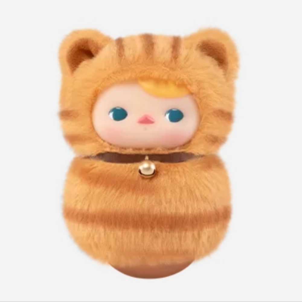 Popmart Pucky Roly Poly Kitty Red Tabby